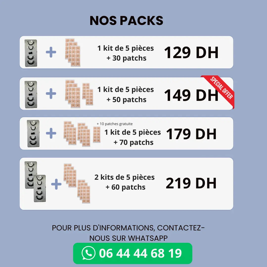 Kit bandes nasal
